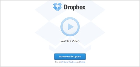 Dropbox - Call to Action