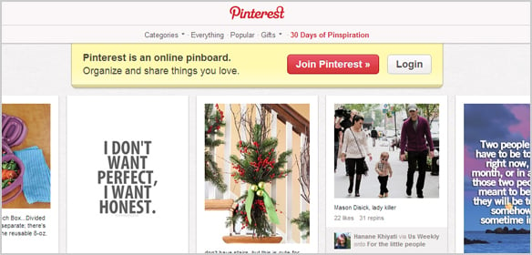 Pinterest - Call to Action