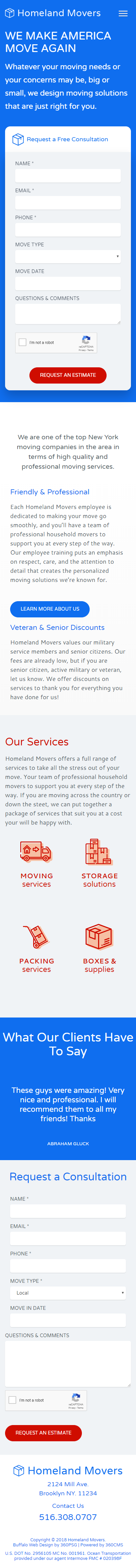 Homeland Movers Mobile