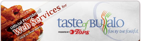 Click to read about our involvement! Website Design : Buffalo NY - offering web design, search engine optimization, content management and more to the Taste of Buffalo