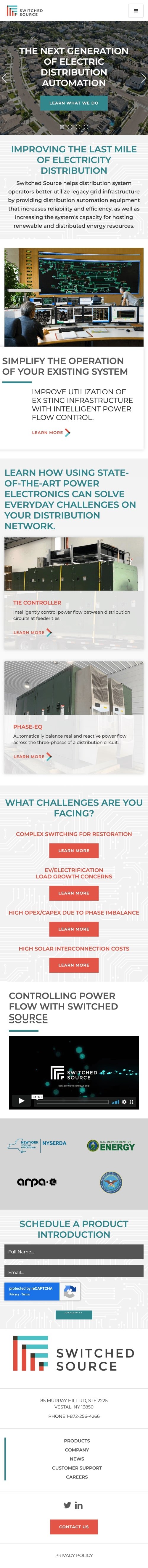 Switched Source Website - Mobile