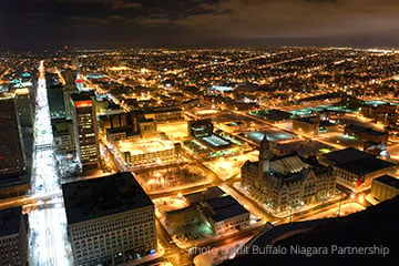 Buffalo at Night