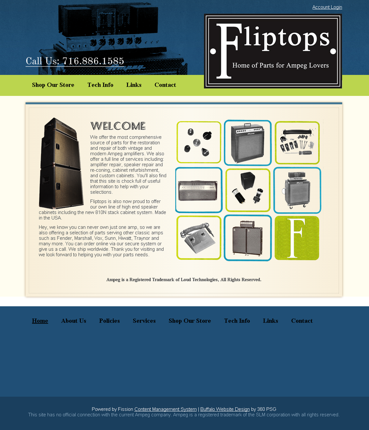 Fliptops Website - Desktop