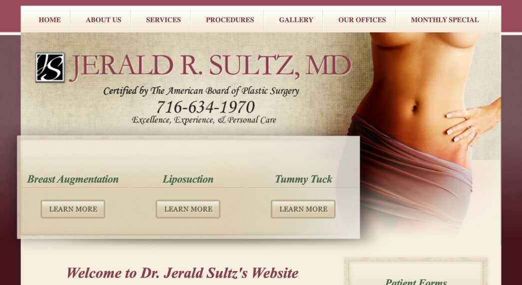 Dr. Jerald R. Sultz Plastic Surgery