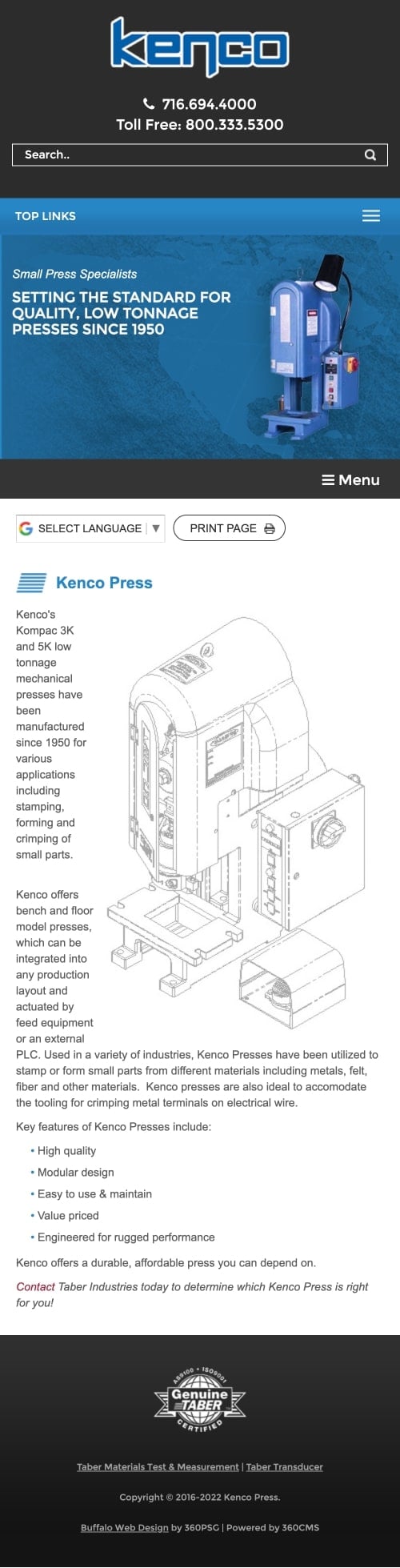 Kenco Website - Mobile